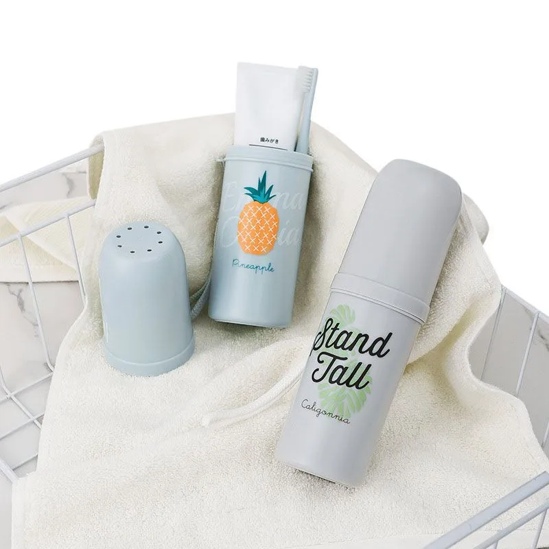 XZJJA экологически чистые пластиковые коробки для хранения зубной щетки и пасты