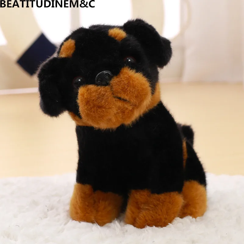 Игрушка мягкая в виде собаки породы немецкая овчарка, сенбернар, хаски, пудель, японская акита для детей домашний декор Рождество G.