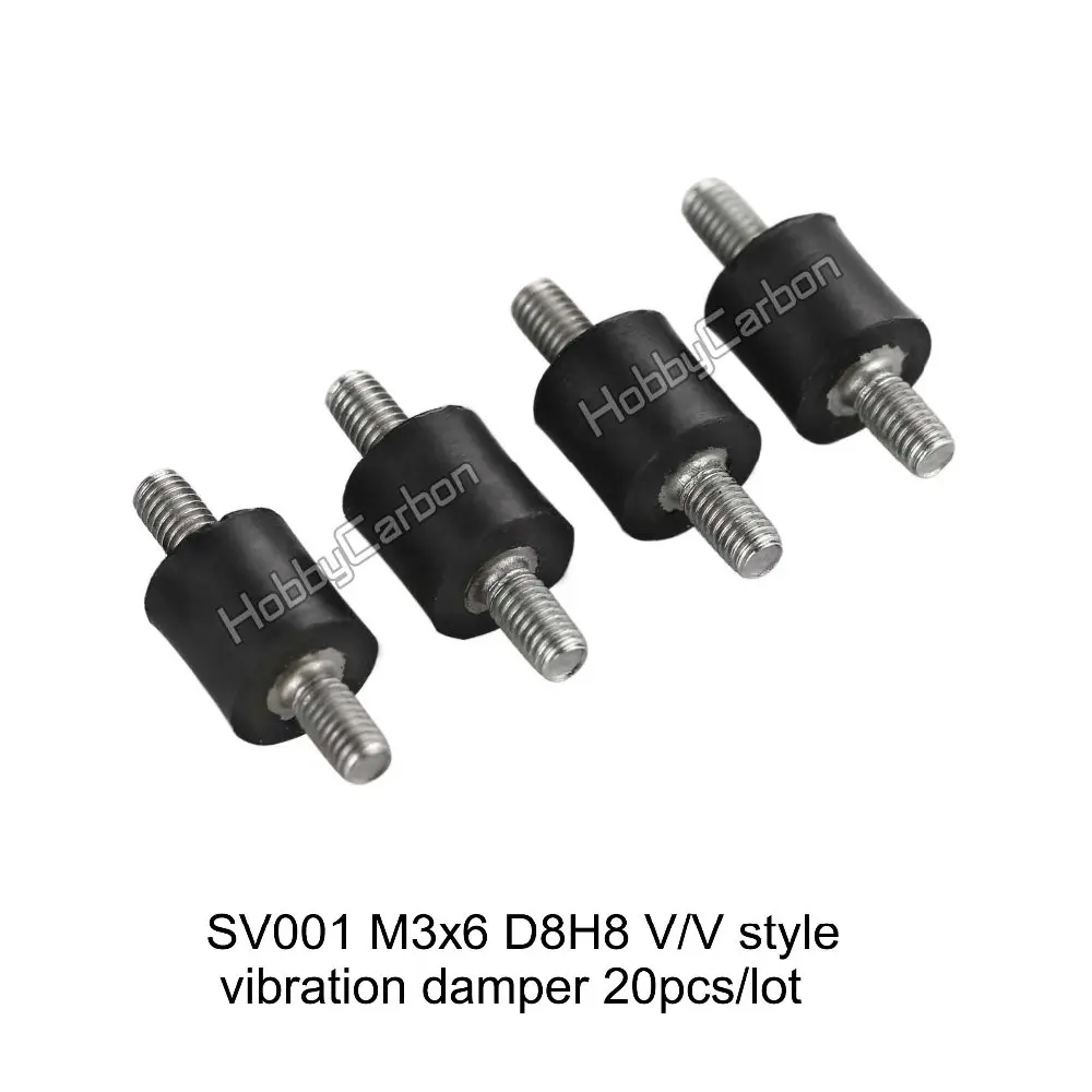 SV001 20 шт./лот M3x8 D8H8 V/V стиль вибрации демпфер для крепления камеры|vibration damper|damper
