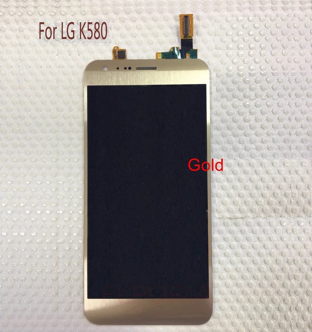 Для LG k580 ЖК-дисплей Дисплей с Сенсорный экран планшета Рамки сборки Запчасти для