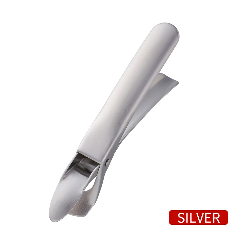 Silver-1PCS 18/8 нержавеющая сталь чаша клип анти-горячий блюдо держатель горшок Сковорода захват Многофункциональный зажимы ретривер щипцы Кухня помощник - Цвет: Silver-1PCS