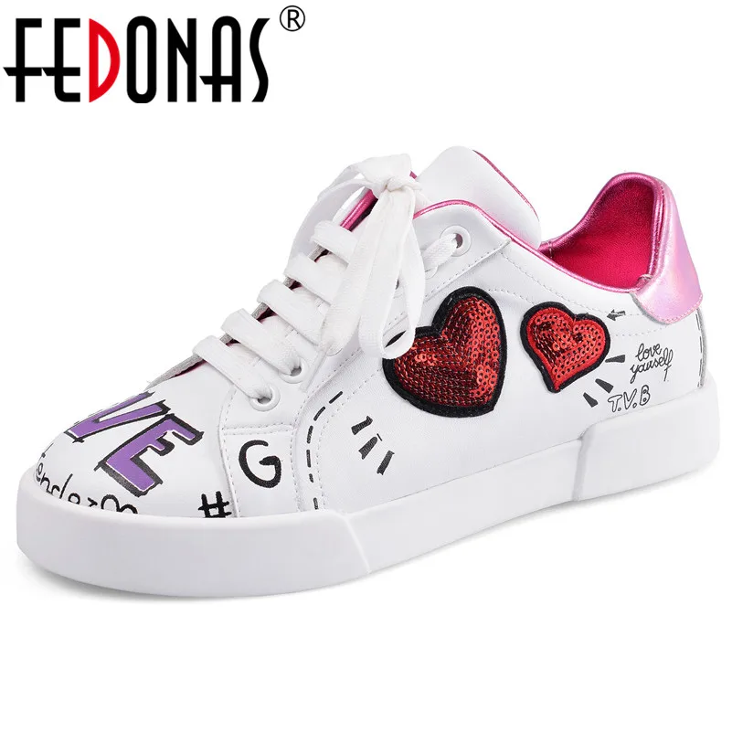 FEDONAS/бренд 2020 года сезон весна осень модная женская обувь из натуральной кожи с
