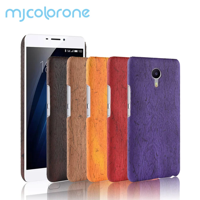 mjcolorone Wood Pattern Case For mailan max Fashion design case cover meilan m3 bumper Мобильные телефоны и аксессуары