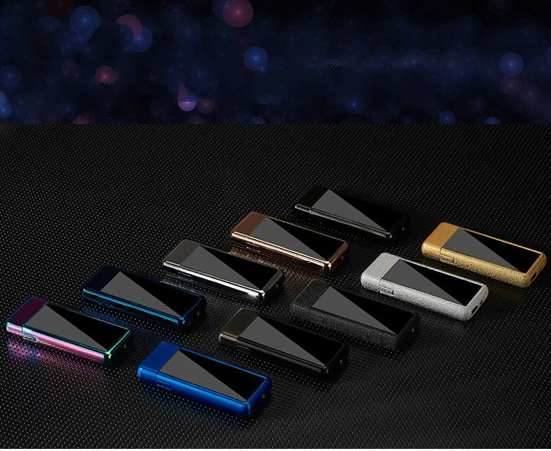 Полноэкранная электронная USB Зажигалка с сенсорной чувствительностью