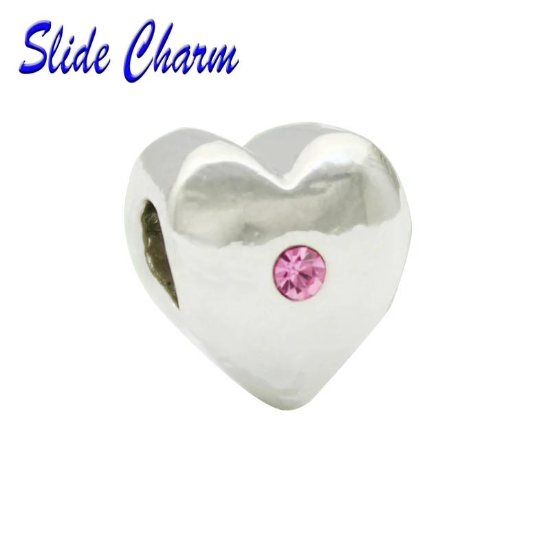 Презентация Шарм розовое хрустальное сердце формы в европейском стиле класса