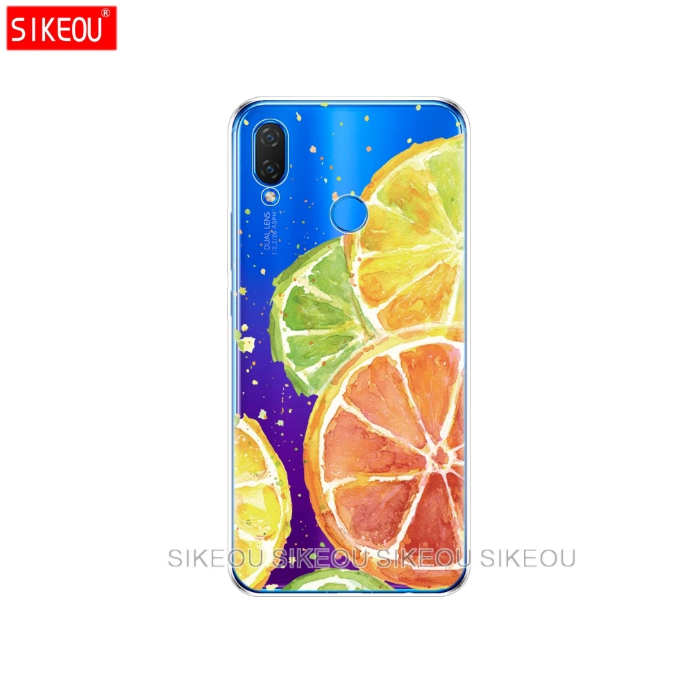 Чехлы для Huawei nova 3i чехол из ТПУ силиконовый телефона 6 3 дюйма Fundas P Smart Plus 2018 тонкая