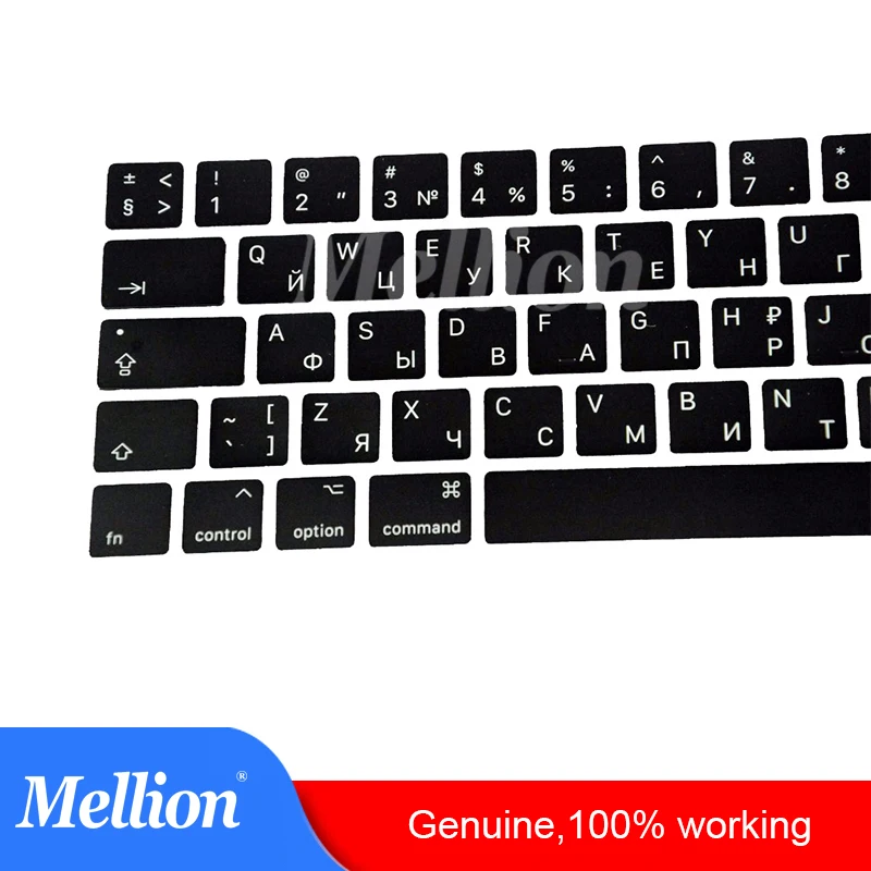 Оригинальные брелки для ноутбуков MacBook Pro Retina 13 &quot15&quot A1706 A1707 русские клавиши