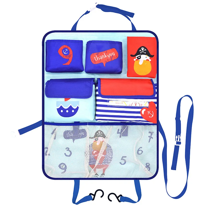 Милый мультяшный медведь органайзер на спинку сиденья автомобиля сумки для