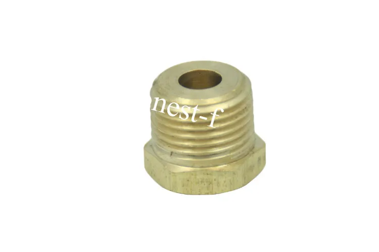 

Brass Pipe Hex Bushing Reducer Fittings 1/2" Male BSPT x 1/8" Female BSPP