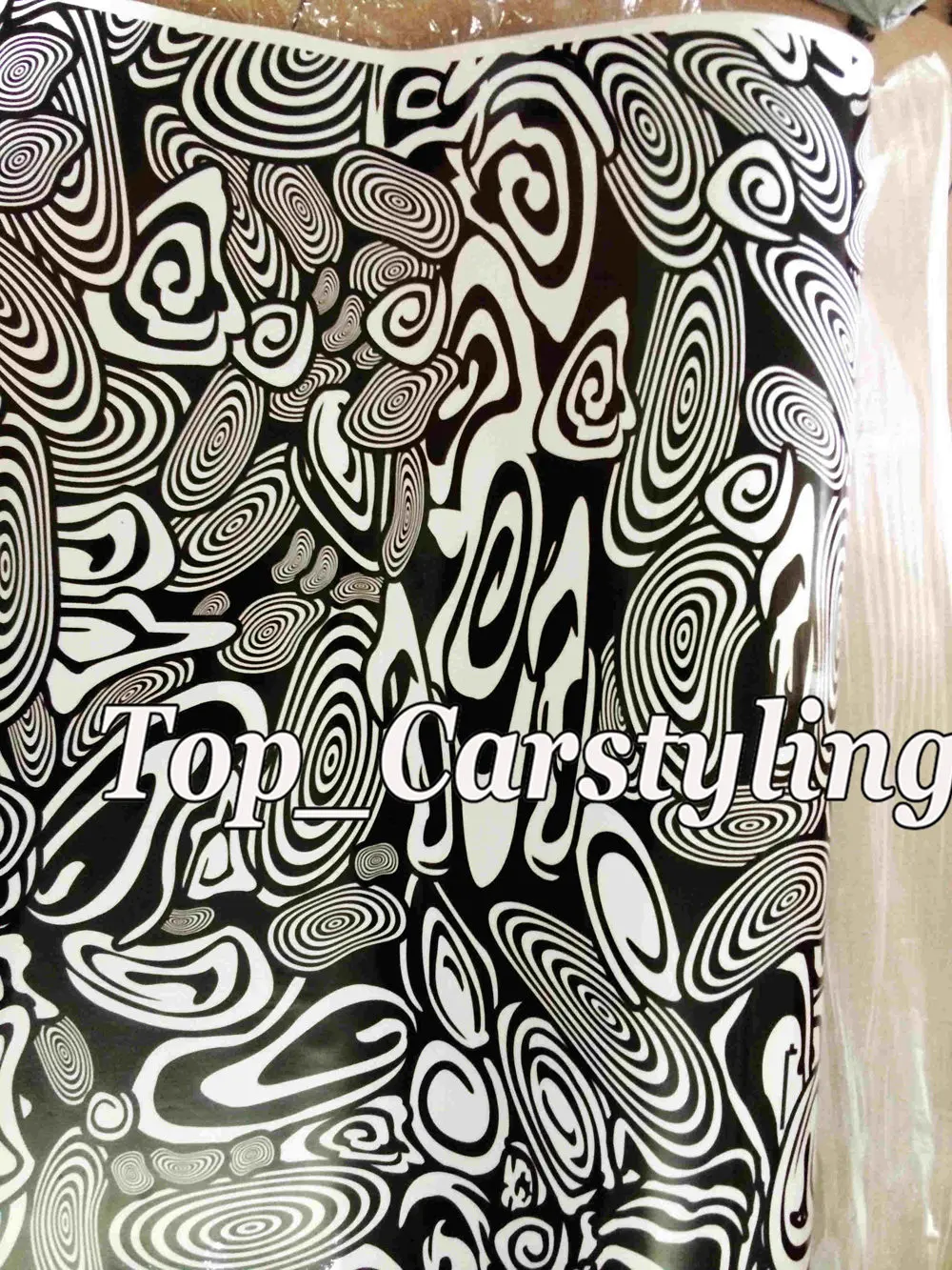 Erlkonig черный белый виниловый стикер бомба обертывание с воздушным пузырьком