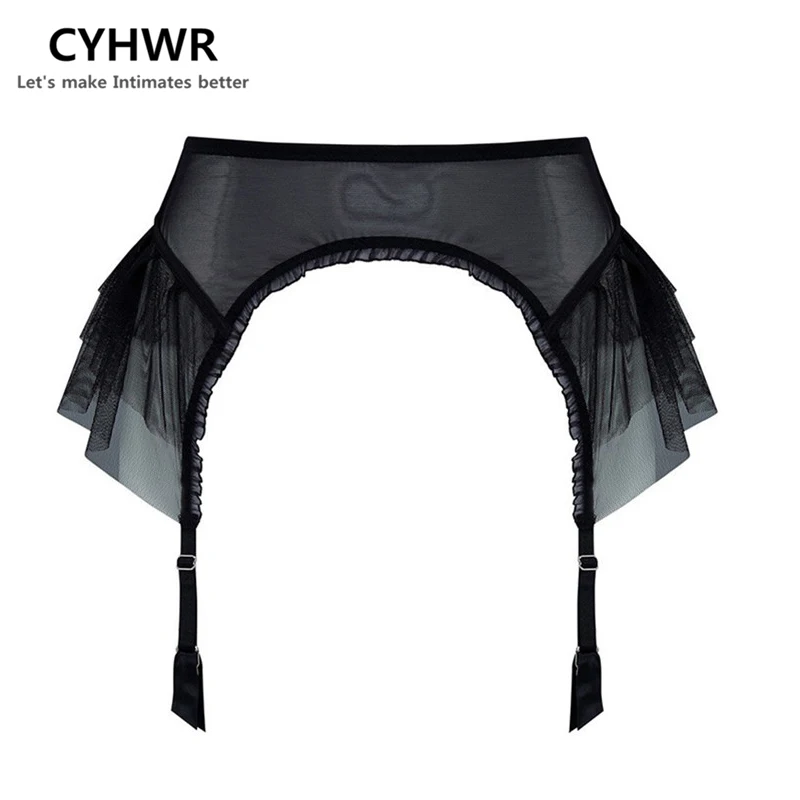 CYHWR, новинка, сексуальные сетчатые прозрачные подвязки, соблазнительные ультра-тонкие женские шелковые чулки с подтяжками, пояс, свадебные подвязки
