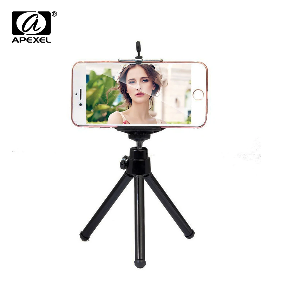 Мини штатив для фотоаппарата с креплением на кронштейне|Объективы мобильных