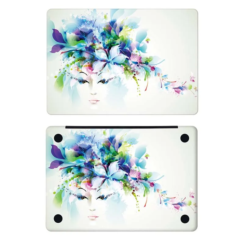 Цветок красоты всего тела кожного покрова для Macbook стикеры Pro Air Retina 11 12 13 15 дюймов