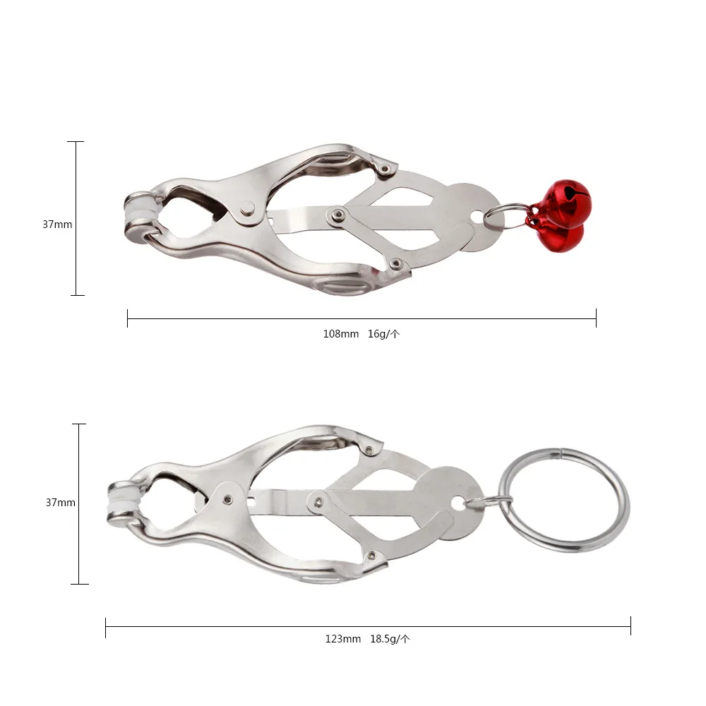 Экзотические аксессуары Золотая цепочка фетиш зажимы для сосков стимуляция игры