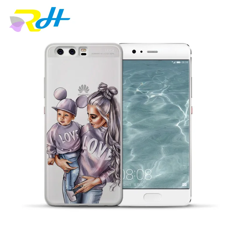 5 Детский силиконовый чехол для мамы и дочки, для huawei nova 3 3i, чехол, мягкая задняя крышка из ТПУ для телефона nova 4 nova 2 Plus, чехол, чехол, бампер - Цвет: 5