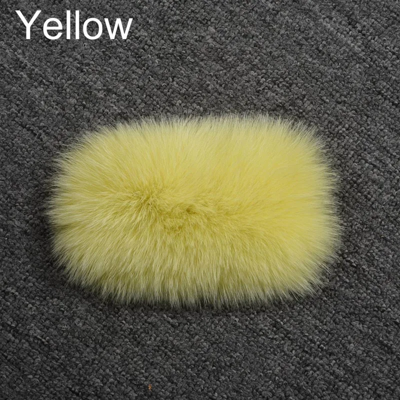 Yellow JKKFURS Новые поступления Для женщин реальные жилеты из лисьего меха теплые зимние мягкий жилет модный жилет толстый слой S1466 - Цвет: Yellow