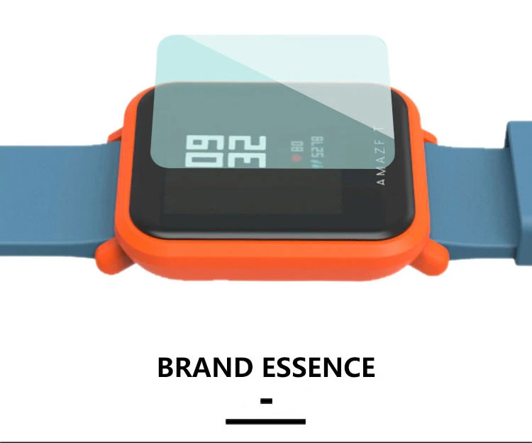 20 мм Силиконовые наручные часы ремешок для Xiaomi Huami Amazfit GTS Bip BIT PACE Lite спортивный браслет умные часы аксессуары - Цвет: 1pcs Film for Huami
