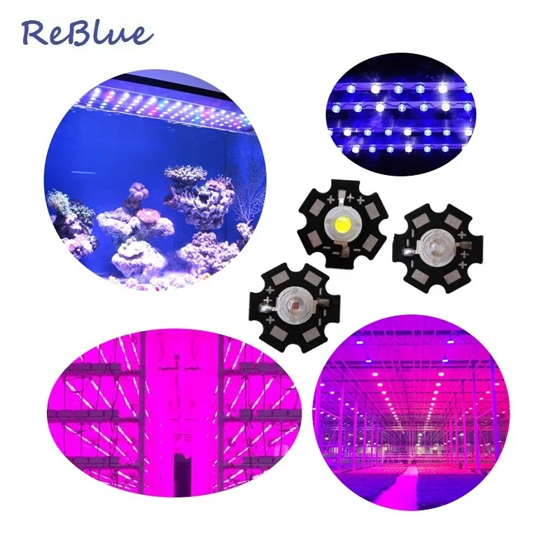 25 шт. ReBlue led диод 3 Вт светодиодный светильник ИК светодиод 3w красный 660nm мощность