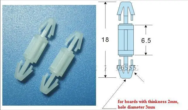 100 шт. нейлоновые печатные платы монтажная плата 3 мм толщина отверстия 2