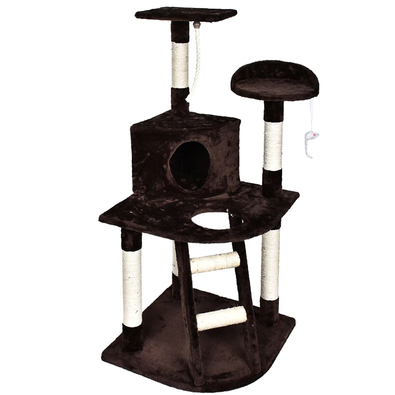 4 вида цветов кошка дерево башня мебель для кондоминиума поцарапать пост прыжки