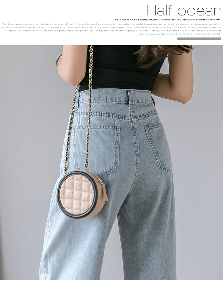 boyfriend Vintage jeans women high waisted wide leg pants jeans blue casual Straight trousers korean streetwear denim pants