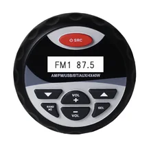 Морской водонепроницаемый Bluetooth стерео радио аудио FM AM приемник MP3 плеер звуковая система AUX USB для мотоцикла лодки спа UTV ATV