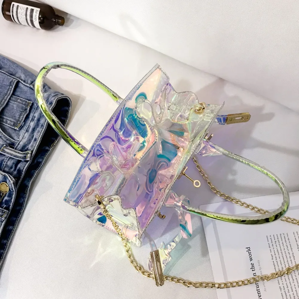 Женская сумка Fanny Laser, прозрачная сумка на пояс, сумка-мессенджер, поясная сумка, сумка на плечо, водонепроницаемая сумка через плечо