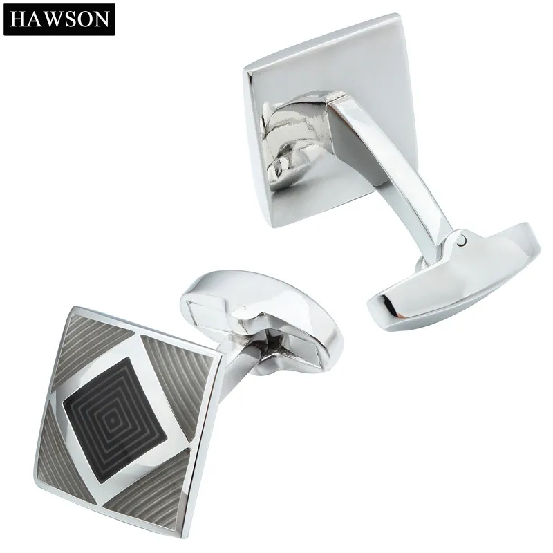 Роскошные свадебные запонки рубашка Кнопка 4 Цвета Эмаль мужские для французских