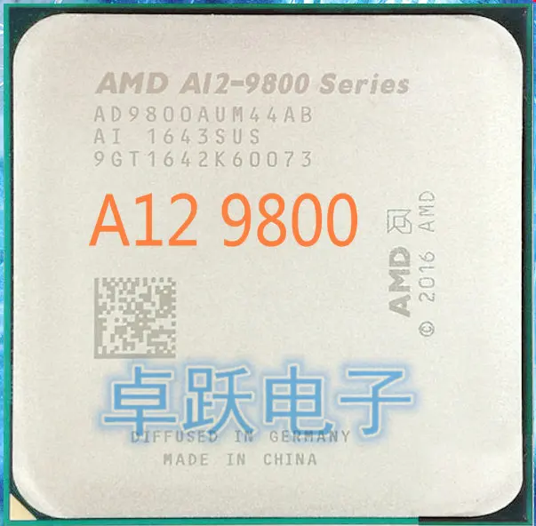 Процессор AMD A12-Series A12-9800 A12 9800 3,8 ГГц четырехъядерный процессор разъем AM4