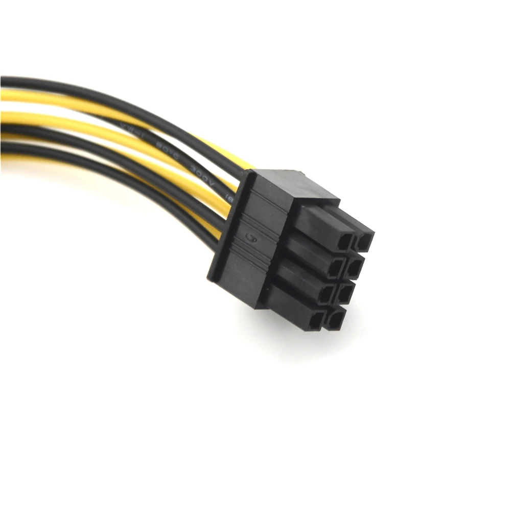 8 Pin 20 см папа к женскому удлинитель питания компьютерная видеокарта ATX EPS кабели