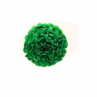 green Бумага пом-помы из ткани для дня рождения и свадебной вечеринки Свадебная обувь для подарков для будущей матери для крещения ребенка Выпускной стол украшение для центра стола - Цвет: green