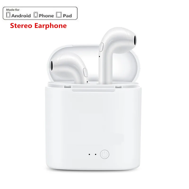 I7S TWS Twins беспроводные наушники Bluetooth стерео гарнитура V4.2 для iPhone X 6 7 8S Plus Android Samsung