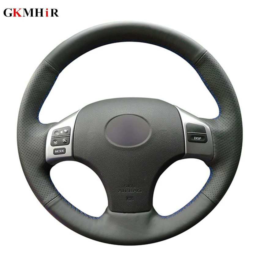 Hand-stitched DIY Black Genuine Leather Car Steering Wheel Cover for Lexus IS IS250 IS250C IS300 IS300C IS350 IS350C F SPORT | Автомобили