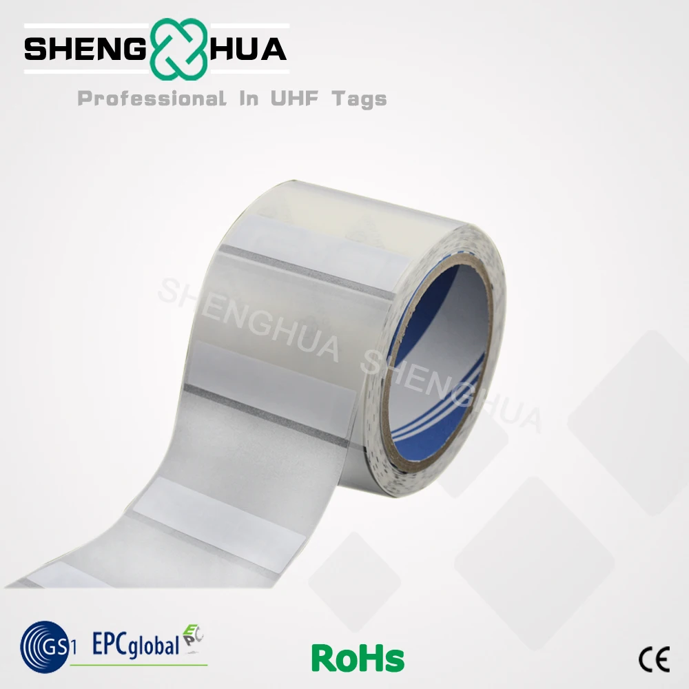 

1000pcs/roll Cheap Paper RFID Tag Sticker Disposable Passive UHF RFID Labels for Global Logistics Freight Service