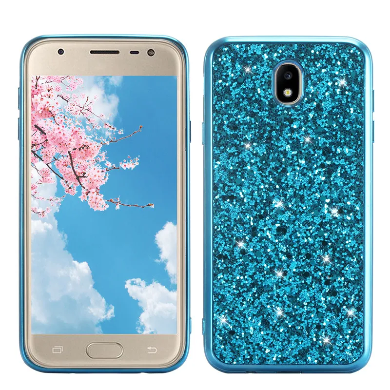 Роскошный Блестящий жесткий чехол из силиконовой резины Mujer Shell для Sumsung Galaxy J4 J6 J8