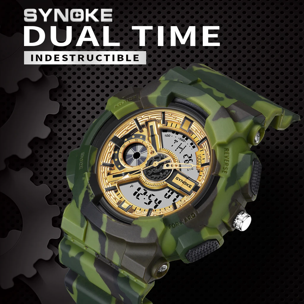 PANARS G Watch Shock Sports Watch Men Waterproof Military Camouflage Strap Electronic reloj deportivo hombre