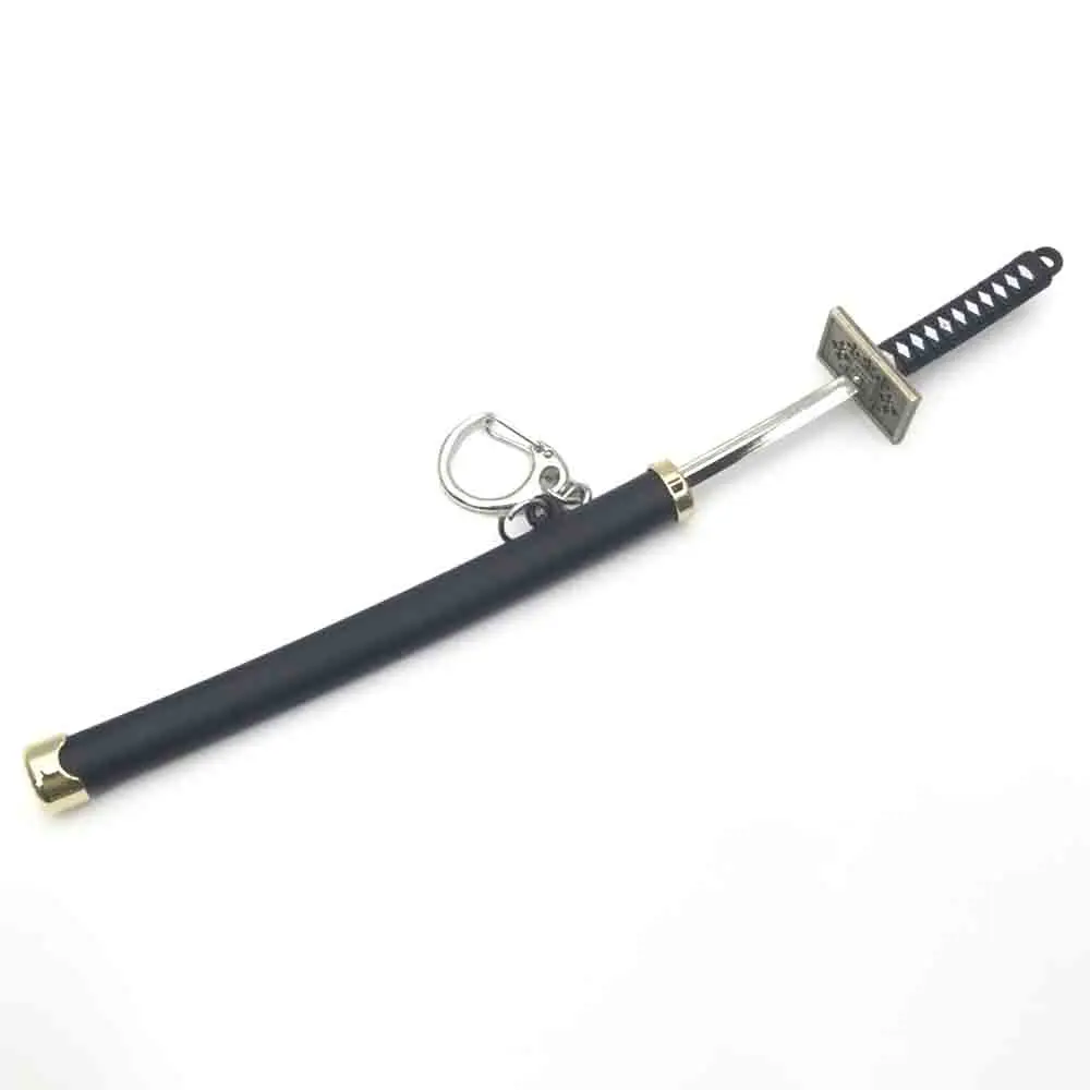 Аниме один кусок Зоро нож пряжка с ножны меч оружие брелок автомобиль кулон|key ring