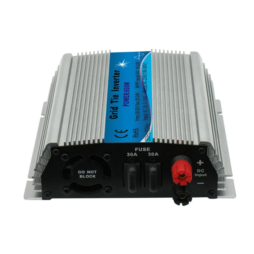 600 Вт на сетке галстук инвертор MPPT чистая синусоида DC10.5-28V 22-60 в к AC 110 В 220 В микро сетка галстук инвертор