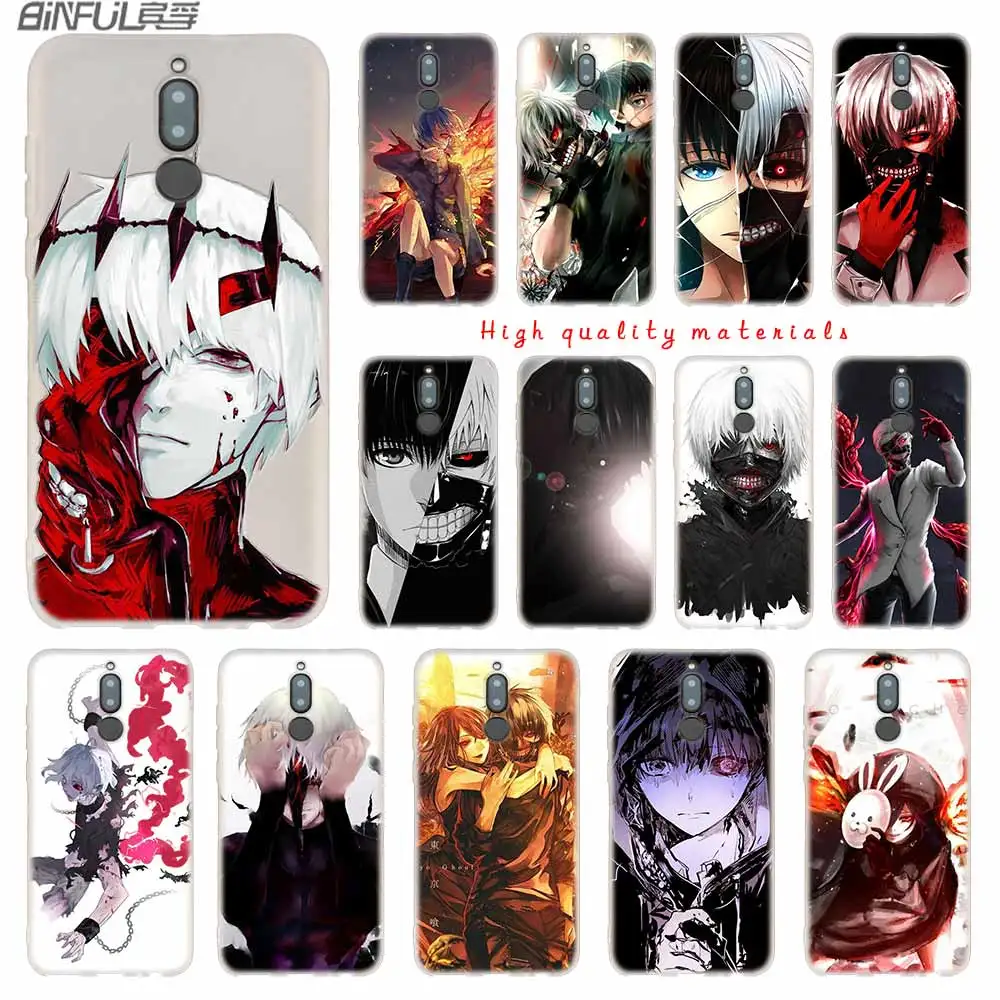 Мягкие силиконовые чехлы Tokyo Ghouls для Huawei Mate 10 Lite 20 Pro 20X S Y5 2017 Y9 2018 2019 NOVA 3 3i 4|Бамперы|
