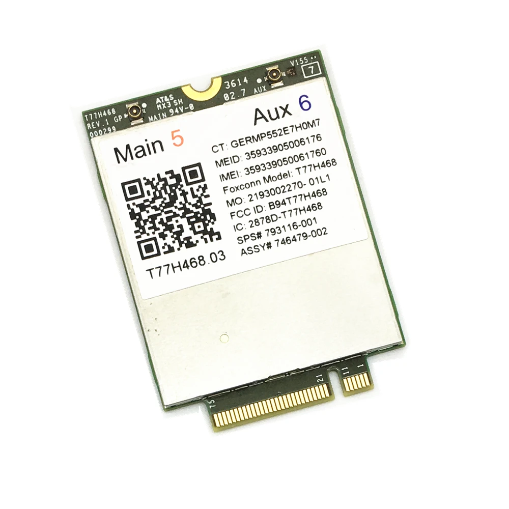 Модуль 4G для HP LT4211 LTE/EV DO/HSPA + карта WWAN T77H468 Gobi5000 M.2 EliteBook 820 840 850 G2 810 G3 Zbook14 15U G2|gobi5000|module