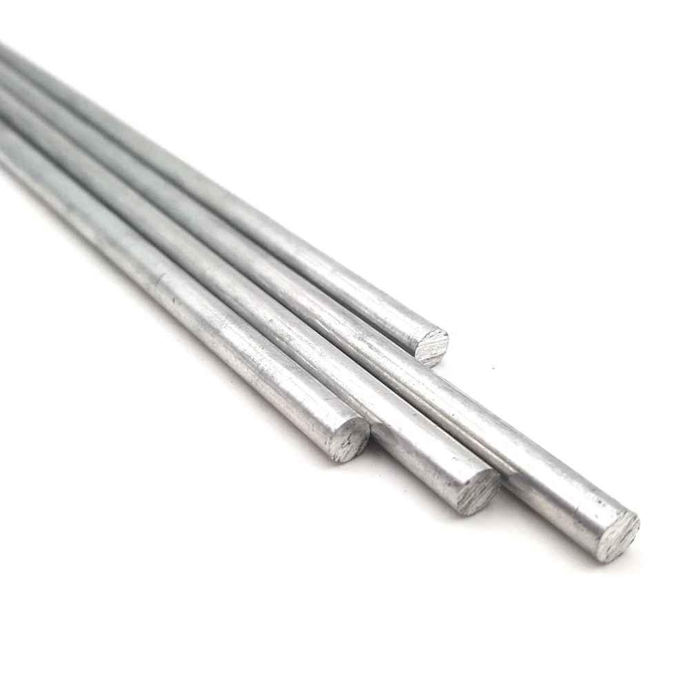 

4PC 5mm*200mm Aluminum rod Transmission shaft model axle DIY model making material