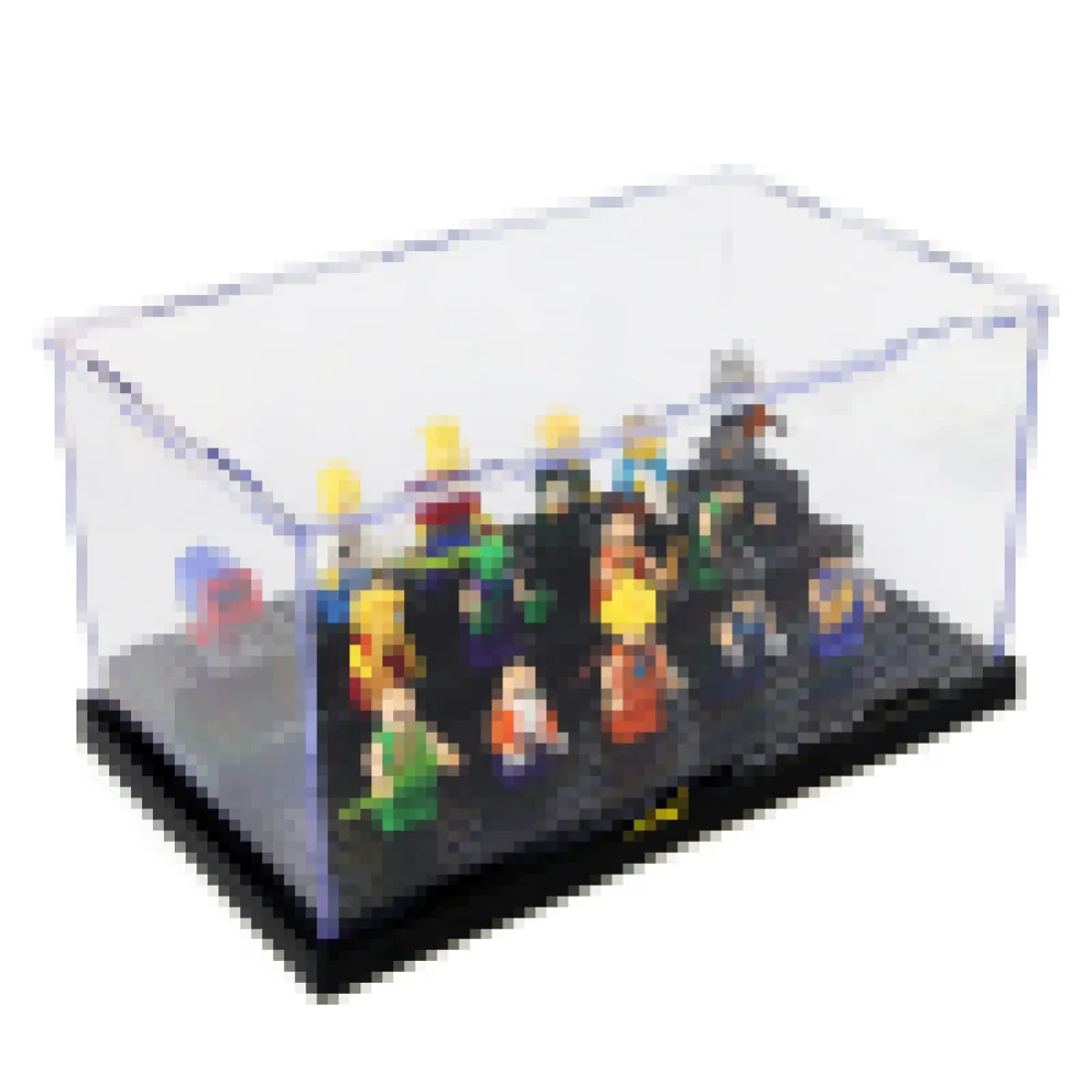 Daddy Chen 3 шага чехол для дисплея коробка пылезащитный шоу серая основа legoings блоки