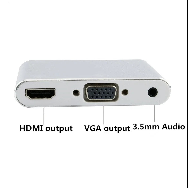Для Lightning HDMI VGA AV Jack аудио 3 5 мм ТВ адаптер кабель конвертер для iPhone5/5S/6/6