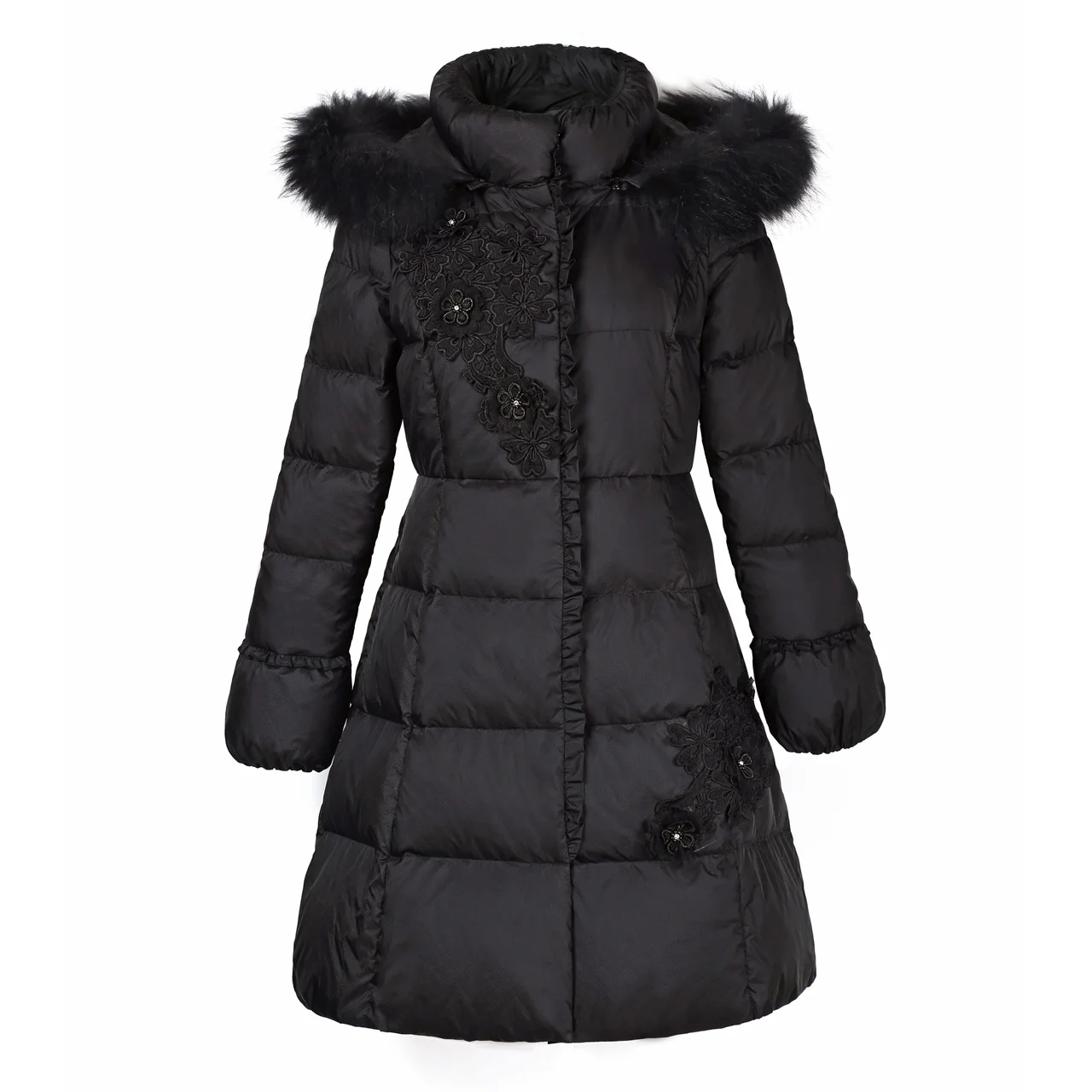 KMETRAM меховой воротник пуховик зимняя куртка женская одежда 2020 корейское длинное