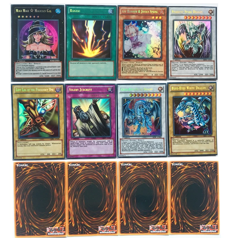 60 шт./компл. английский Yugioh карты с тонкой металлической коробки коллекция карт Yu-Gi-Oh! Игра Бумага карточные игрушки для детей подарок на день рождени