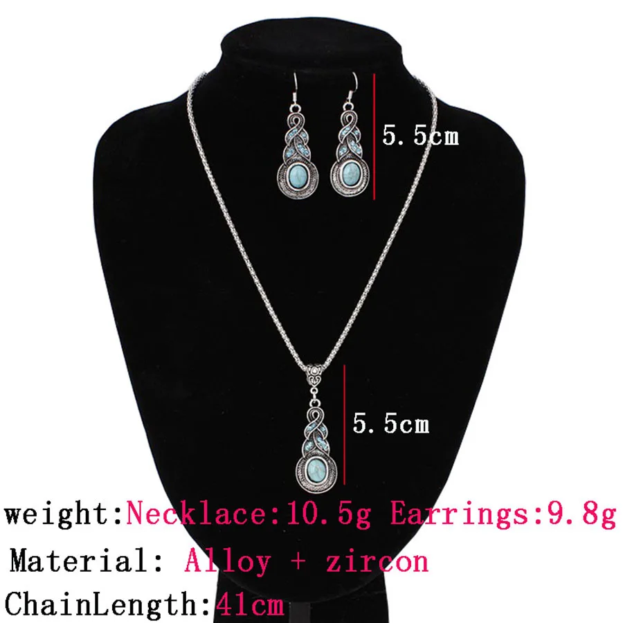 Женские вечерние серьги гвоздики с голубыми кристаллами комплект из 2 предметов