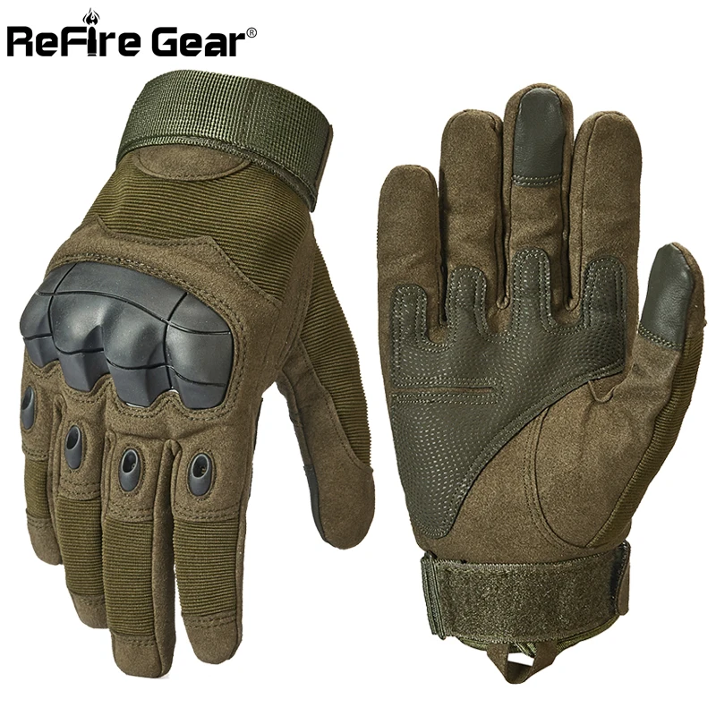 ReFire Gear армейские боевые тактические перчатки мужские SWAT спецназ Shoot Военные Knuckle