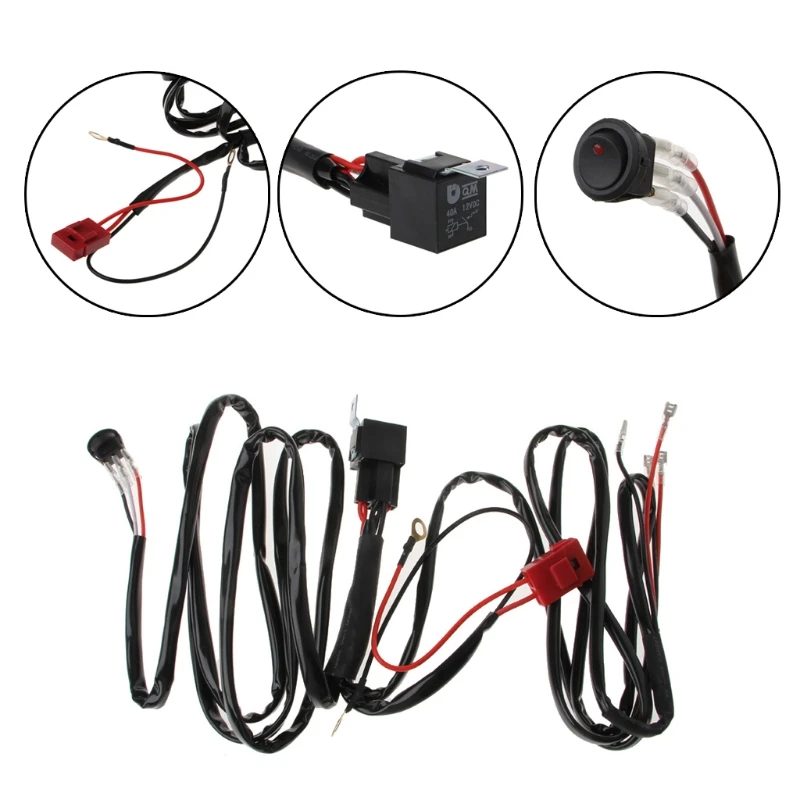 Светодиодный светильник жгут проводов для лодки внедорожника вездехода 40 ампер