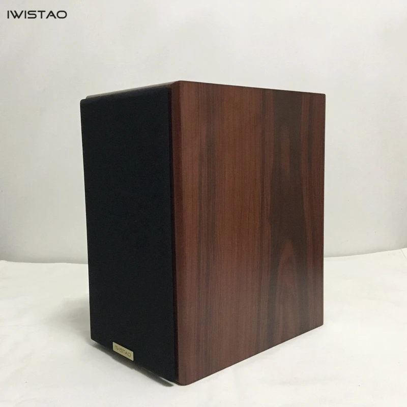 IWISTAO книжная полка HIFI колонки для дома 1 пара Высокая Чувствительность Супер бас динамик высокая плотность доска деревянный необработанный шпон Auido