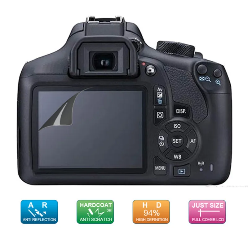 (2 шт. 1 упаковка) Защитная пленка для ЖК экрана цифровой камеры Nikon D3400 D3300 D3200 D3100